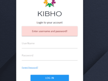 Kibho Login